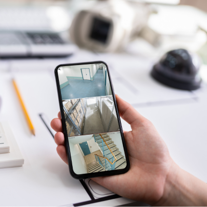 Omaha security camera feed on cell phone